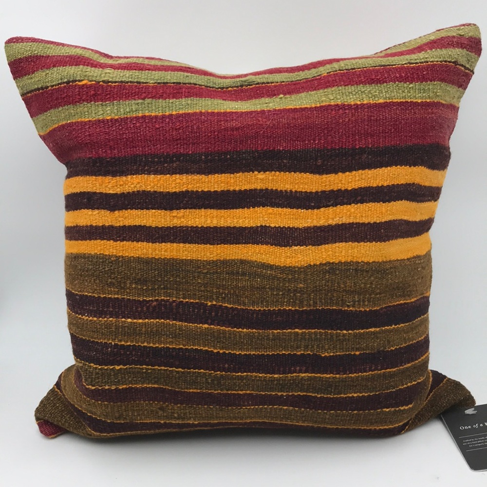 Loloi One Of A Kind Turkish Kilim Rug Pillow Cushion Cover